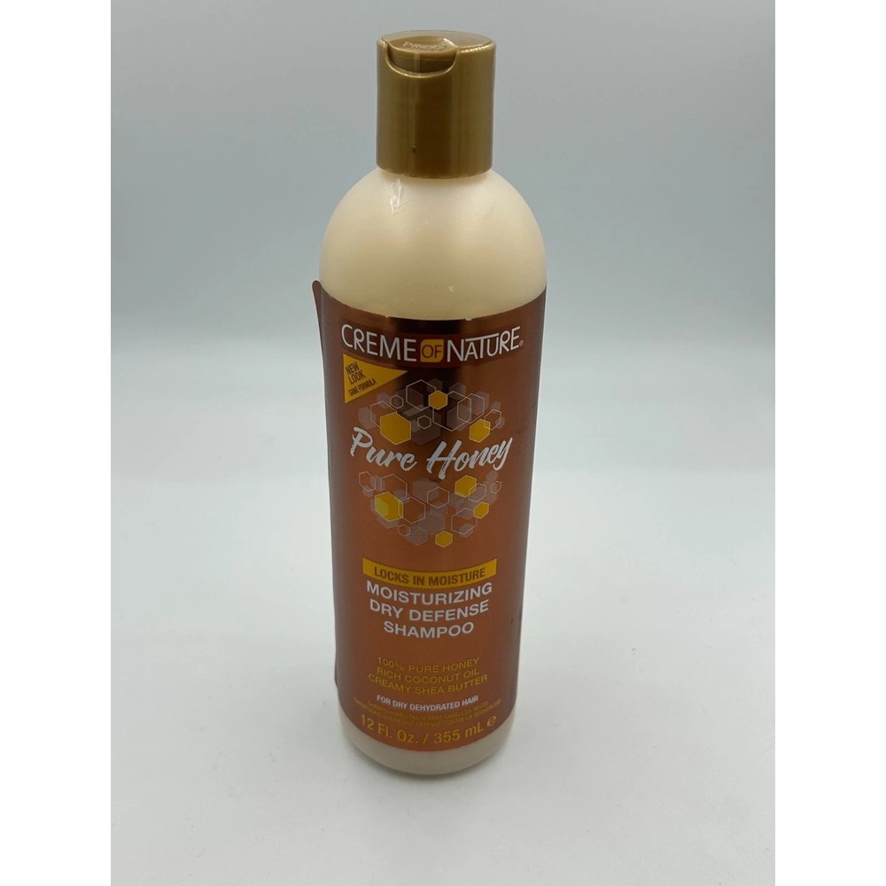 Creme of Nature Pure Honey Moisturizing Dry Defense Shampoo 12 fl. oz.